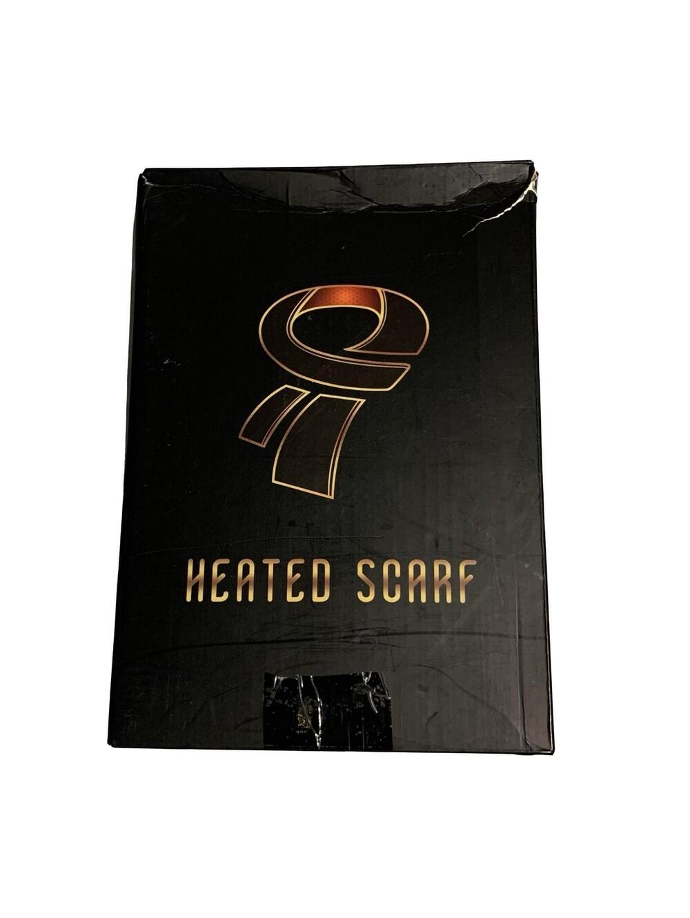 USB Powered Heated Scarf Black One Size Winter With Retail Box NEW